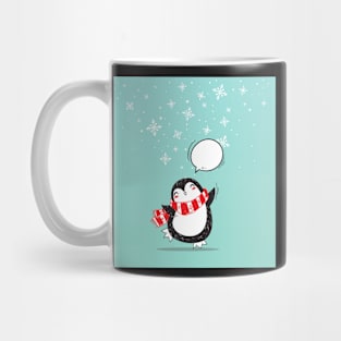 Cute Christmas Penguin Mug